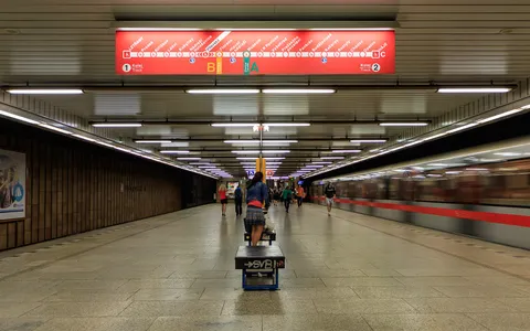 Stacja metra Vltavská w Pradze